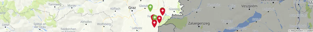 Map view for Pharmacies emergency services nearby Fehring (Südoststeiermark, Steiermark)